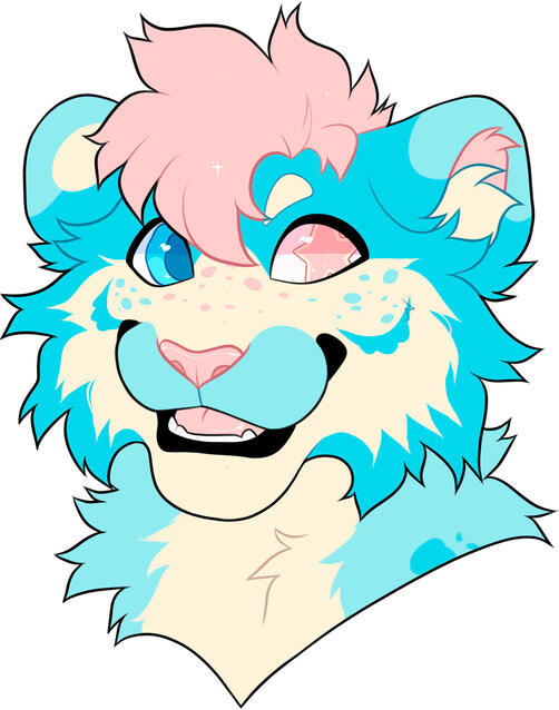 Image of my mascot, art by ardwoof on instagram